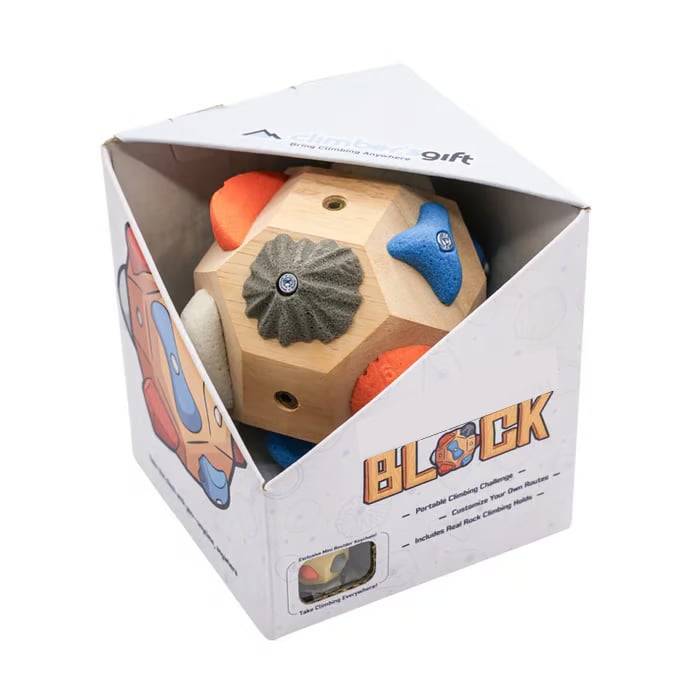 🧗♀️Handcrafted Boulder Block - Build Strength and Precision🏆