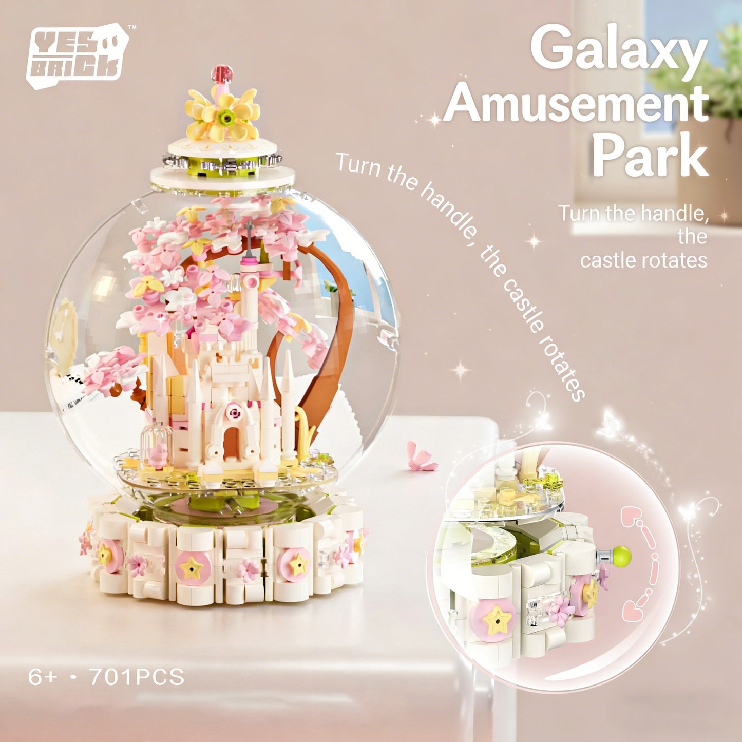 Crystal Ball Castle Building Blocks