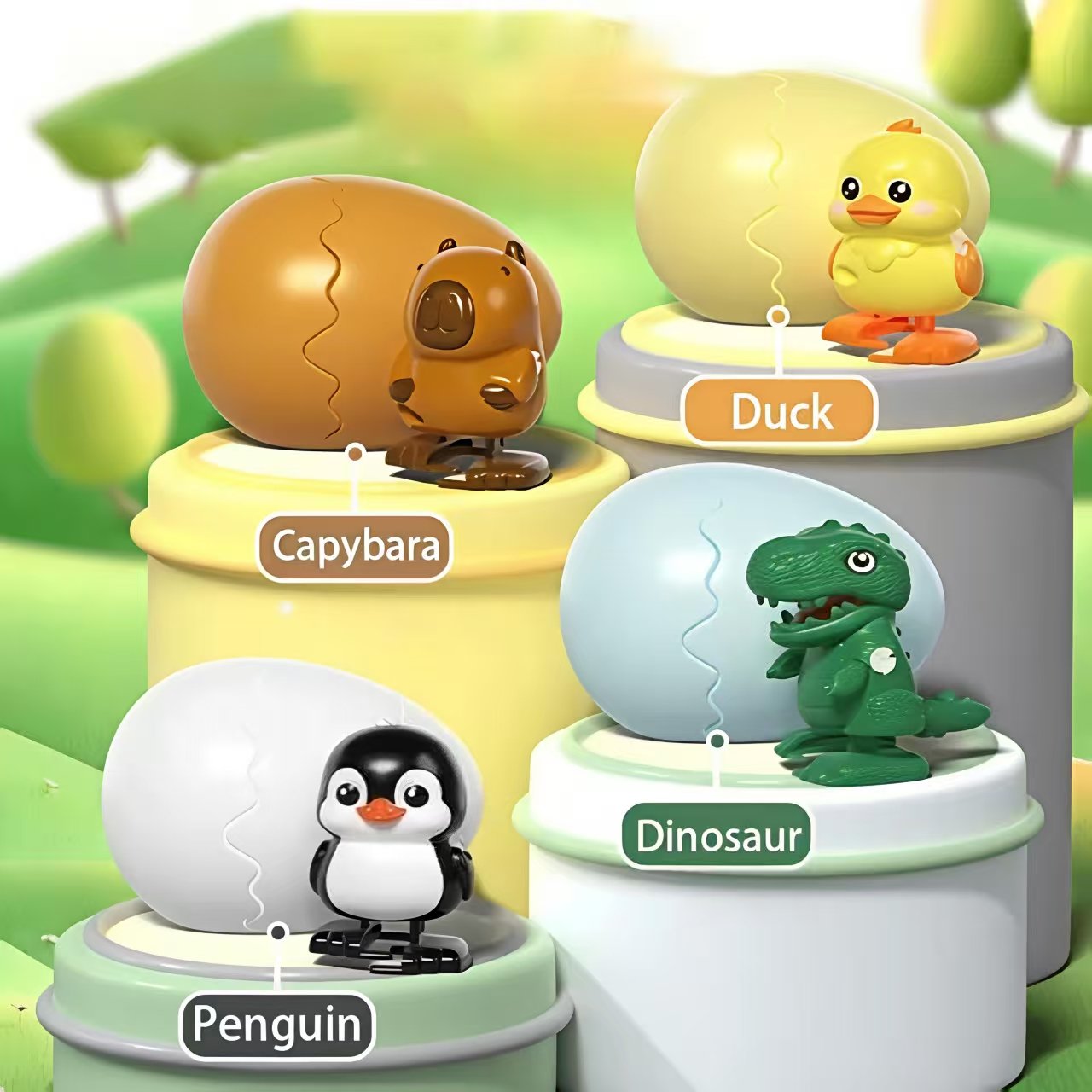🔥Hot Sale 49% OFF - 🎁 2026 Easter’s Latest Gift: Wind-Up Animal Hatching Surprise Egg 🐣🔥