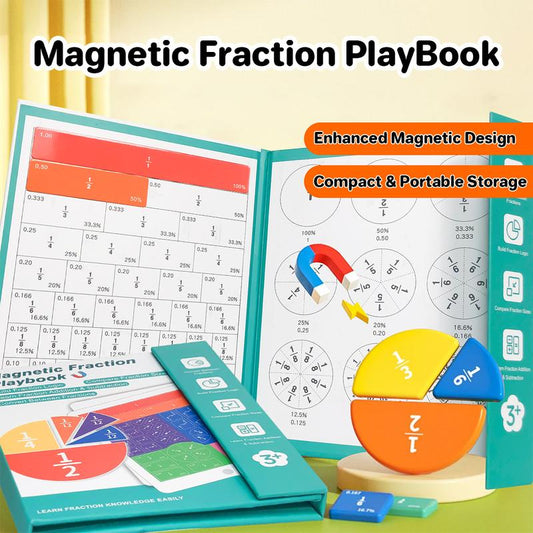 📚🧲Magnetic Fraction Demonstration Book-102 pcs!