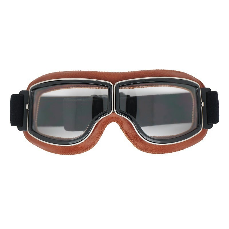 🔥Last Day 49% OFF - 🛠️🏍️OTG Vintage Motorcycle Goggles🕶️ - Fits Over Prescription Glasses, Soft Padded Retro Riding Glasses with Anti-Slip Strap & UV400