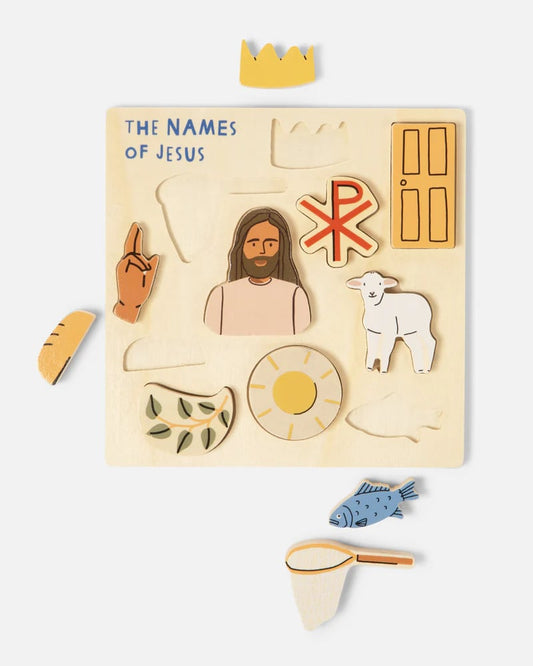 🔥Last Day 49% OFF - ✝️Names of Jesus Wooden Puzzle