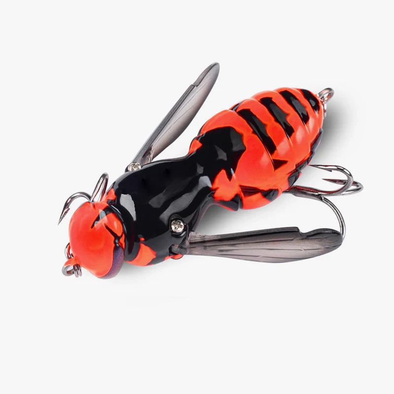 🐝🎣Surface-Crawling Wasp Replica Lure for Fishing
