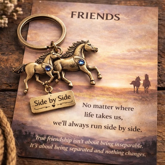 🔥Last Day 49% OFF - 🐎💞Heartfelt Sisterhood – Horse Charm for Unbreakable Bonds