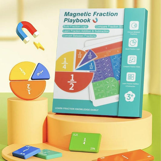 📚🧲Magnetic Fraction Demonstration Book-102 pcs!