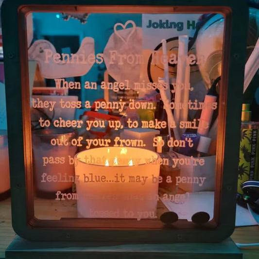 ❤️This Week's Special Price 49% OFF💜Pennies from Heaven Bank Wood Piggy Bank💋