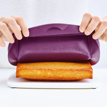 Rectangle Cake Forms TUPPERCHEF RECTANGLE SILICONE CAKE FORM – kitchenbasicsco