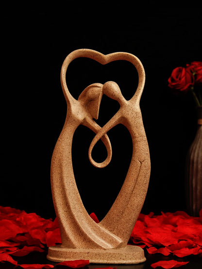 ❤️Beige Textured Romantic Couple Showpiece🤗🏆