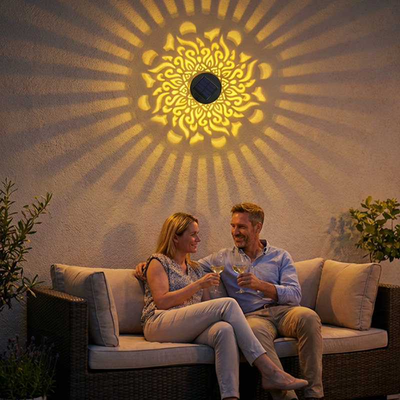 ☀️NUOVI ARRIVI 2026 - SCONTO DEL 50%☀️Luce proiettore Mandala a energia solare